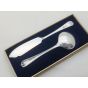 Jesmond Pattern - Boxed Butter Spreader & Jam Spoon Silver Plated Epns Vintage (#100284) 2