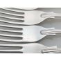 Fiddle Thread Shell Pattern 7 Side Dessert Forks Epns Silver Plated Arthur Price (#100349) 3