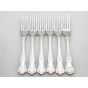 Kings Pattern - 6x Fish Forks Epns A1 Sheffield Silver Plated Vintage (#100351) 5