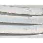 6x Large Palette Shape Dinner Knives Faux Bone Handles Sheffield Vintage (#100367) 3