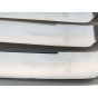 4x Palette Shaped Faux Bone Handled Steel Dessert Knives Sheffield Vintage (#100371) 4