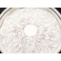 Larger Sized 31cm Drinks Tray - Silver Plated - Chased - Vintage - Sheffield (#100540) 3