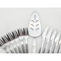 Vintage 13pc Textured Handle Cake Forks Cutlery & Server Set Steel (#100560) 4