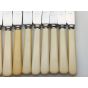 12x Faux Bone Handled Tea Knives Sheffield Stainless Steel Vintage Cutlery (#100562) 5