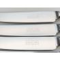 Rare 5x Old English Dinner Knives Silver Plated Handles United Cutlers Vintage (#100644) 3