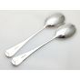 Old English Pattern Pair Of Salad Servers - Silver Plated Epns Sheffield Vintage (#100660) 3