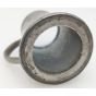 Unusual Antique Tiny Pewter Glass Bottomed Tankard Beer Mug Miniature (#100667) 3