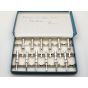 Vintage 12x Bonzer Silver Plated Corn Cob Holders - Boxed (#100723) 2