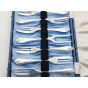 Vintage Pastry Cake Forks & Server Set - Silver Plated - Epns - Cased (#100736) 2