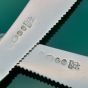 Pair Of Shorter Length Cake Knives - Sheffield Silver Plated Antique Victorian (#60156) 4