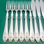 Roberts & Belk Wellington Pattern Knives And Forks Silver Plated Cutlery (#60826) 2