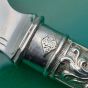 Ornate 1878 Floral Scroll Beautiful Silver Plated Large Jam Spoon & Cake Knife (#60843) 4