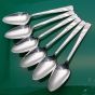 Viners Silver Rose Pattern Set Of 6 Grapefruit Spoons Silver Plated Vintage (#60922) 5