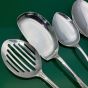Gadroon Pattern 5x Large Servers Serving Spoons Silver Plated Antique & Vintage (#61087) 2