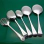 Gadroon Pattern 5x Large Servers Serving Spoons Silver Plated Antique & Vintage (#61087) 4