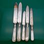 Job Lot Of 25 Mother Of Pearl Handled Cake Knives - Silver Plated - As Found (#61382) 5