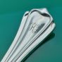 Initial 'h' Antique Bread Fork - Silver Plated Longer Handle 1901 Ornate (#61392) 2