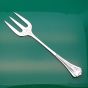 Initial 'h' Antique Bread Fork - Silver Plated Longer Handle 1901 Ornate (#61392) 5