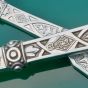 Antique Berry Bowl Serving Spoon & Jam Spoon Silver Plated Victorian (#61489) 4