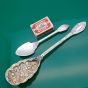 Antique Berry Bowl Serving Spoon & Jam Spoon Silver Plated Victorian (#61489) 5