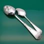 Antique Fruit Bowl Serving Spoon & Matching Jam Spoon Silver Plated (#61490) 3