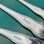 Louis Xvi Pattern Berry Bowl Serving Spoons & Jam Spoon Silver Plated (#61491) 5