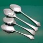 4x Antique Jam & Cream Spoons - Silver Plated Incl Onslow (#61516) 2