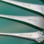 4x Antique Jam & Cream Spoons - Silver Plated Incl Onslow (#61516) 3