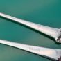 4x Antique Jam & Cream Spoons - Silver Plated Incl Onslow (#61516) 4