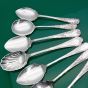 8x Antique Jam / Preserve Spoons - Silver Plated (#61517) 3