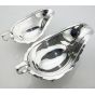 Graduating Size Gravy Sauce Boats Silver Plated Copper Bros Vintage (#61615) 2