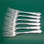 Dubarry Pattern - Set Of 6 Side / Dessert Forks Epns A1 Sheffield Vintage (#61646) 5