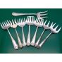 Gadroon Pattern Large Bulk Lot Of 32 Pickle & Meat Forks Etc Silver Plated (#61762) 5