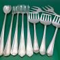 Jesmond Pattern 10x Pickle Sardine & Meat Forks Silver Plated (#61763) 4