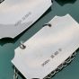 Set Of 4 Sterling Silver Decanter Labels For Gin Port Whisky Sherry (#61788) 4