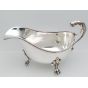 Gorgeous Leopards Head & Large Paw Feet Sauce Boat Silver Plated Antique (#61810) 5