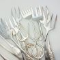 Collection Of 12x Bread & Meat Forks Etc - Antique & Vintage - Silver Plated (#61875) 4