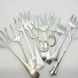 Collection Of 12x Bread & Meat Forks Etc - Antique & Vintage - Silver Plated (#61875) 5