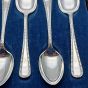 Gleaming Cased Set Of 6 Coffee Spoons - Silver Plated Eons Cooper Bros Vintage (#61916) 2