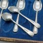 Gleaming Cased Set Of 6 Coffee Spoons - Silver Plated Eons Cooper Bros Vintage (#61916) 3
