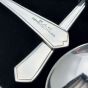 Vintage Cased Fruit Pudding Spoons & Server Set Epns Sheffield Silver Plated (#61918) 4