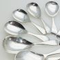10x Tea Caddy Spoons Old English Pattern Etc Epns Silver Plated Ns Etc Antique (#61952) 3