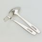 Vintage Bunny Rabbit Silver Plated Childs Feeding Spoon & Pusher Yeoman Plate (#61955) 4