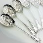 9x Berry Bowl Serving Spoons Same Pattern Epns Silver Plated (#61982) 3