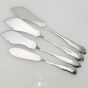 Gadroon Pattern - 4x Butter Spreaders - Silver Plated Antique Epns (#99490) 3