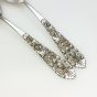 Pair Of 151g Yogya 800 Silver Salad Servers Vintage (#99495) 2