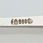 German Lady Feeding Doves 800 Standard Silver Feeding Spoon Antique (#99501) 4