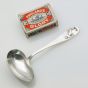 German Lady Feeding Doves 800 Standard Silver Feeding Spoon Antique (#99501) 5