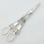 Kings Pattern Grape Scissors / Shears - Silver Plated - Antique (#99506) 2