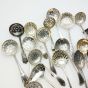 20x Straining / Sifting Ladles Spoons Etc Silver Plated Antique & Vintage (#99508) 2